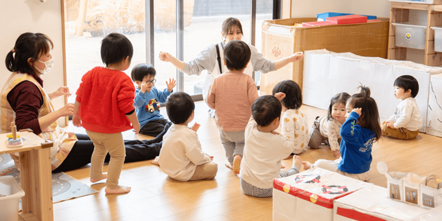 子どもの安心と成長を支え、時代に応える保育で社会に貢献します。